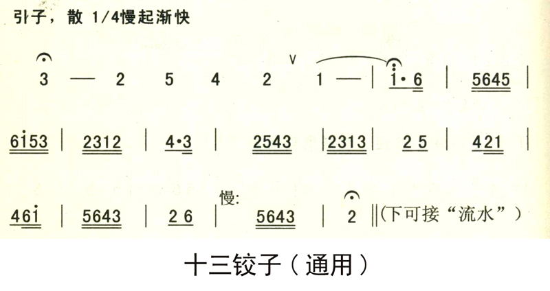 二人转曲牌曲谱_京剧曲牌迎春曲谱(3)