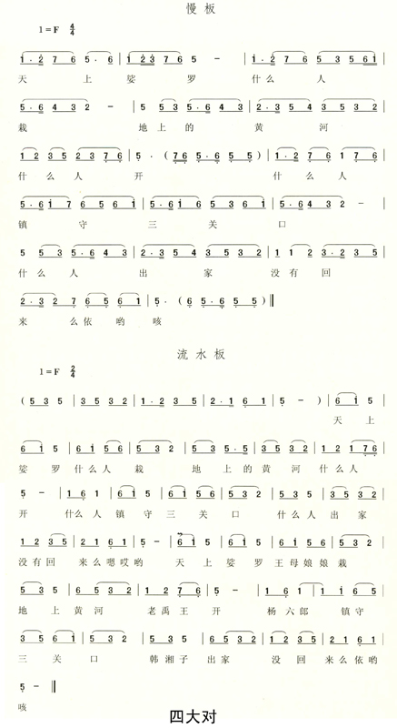 秦腔曲谱黄土韵_黄土高原(3)