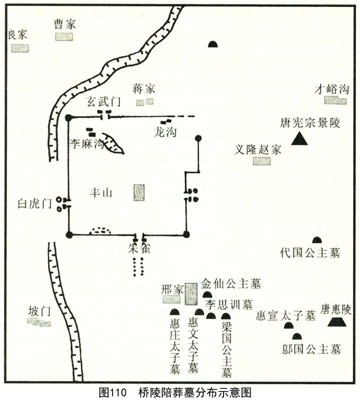 桥陵平面图图片